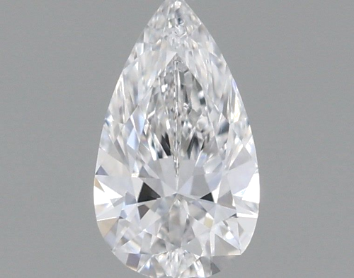 0.3 carat D-VVS1 Natūralus Pear Deimantas (1)