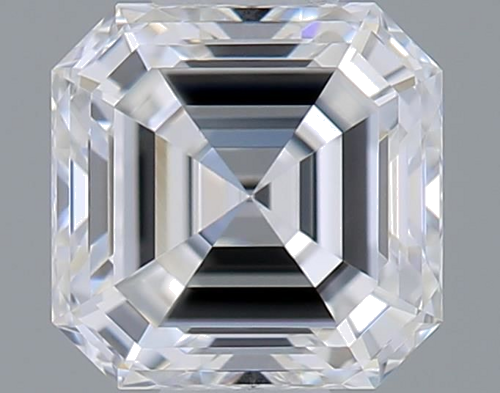 0.4 carat D-VVS2 Natūralus Asscher Deimantas (1)