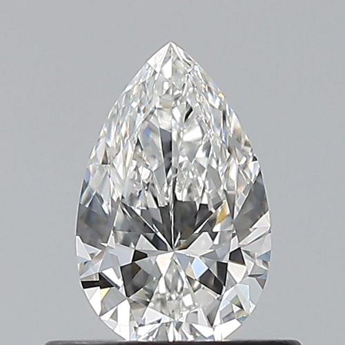 0.5 carat F-VS1 Natūralus Pear Deimantas (1)