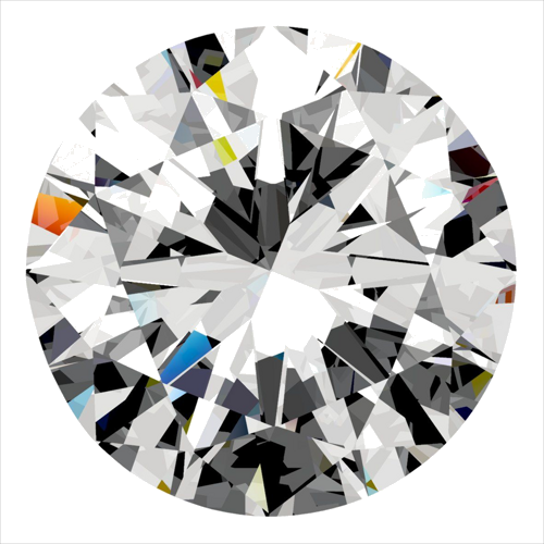 0.3 carat E-VS1 Very Good cut Natūralus Round Deimantas (1)