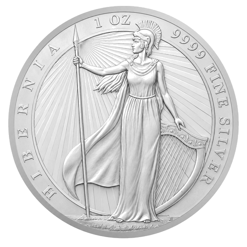 1 oz Хиберния 2023 Ниуе сребърна монета (1)