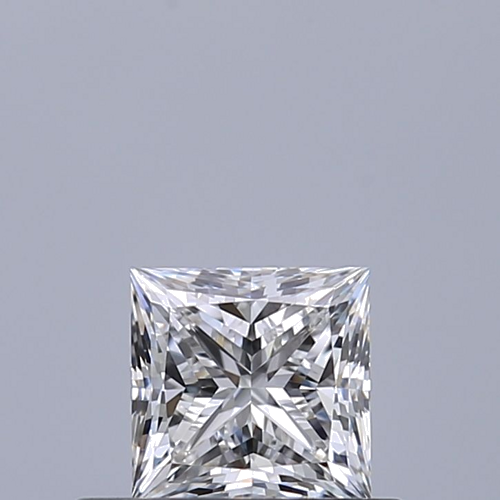 0.45 carat D-VVS1 Natūralus Princess Deimantas (1)