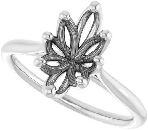 Sužadėtuvių Žiedas „Cathedral-Style Solitaire“ 14k white gold Marquise 10.5mm x 5.5mm (5)