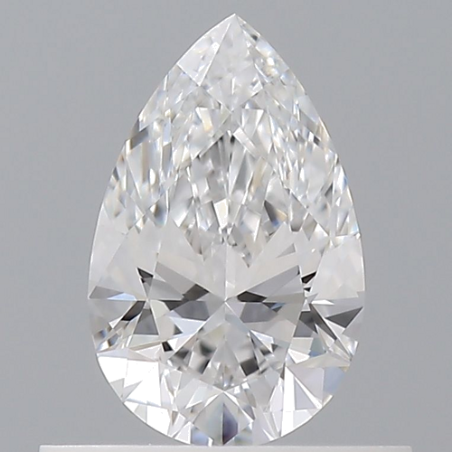 0.5 carat D-VVS2 Natūralus Pear Deimantas (1)