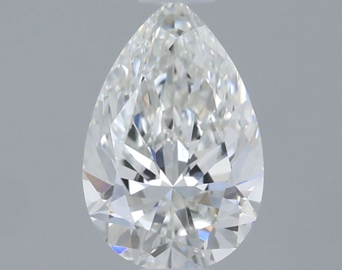 0.5 carat G-VS1 Natūralus Pear Deimantas (1)