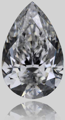 2.21 carat G-SI2 Natūralus Pear Deimantas (1)