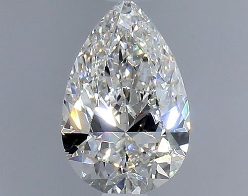 0.71 carat G-VS2 Natūralus Pear Deimantas (1)