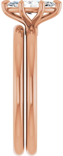 Sužadėtuvių Žiedas 585 Rožinis Aukso Marquise 8mm x 4mm (9)