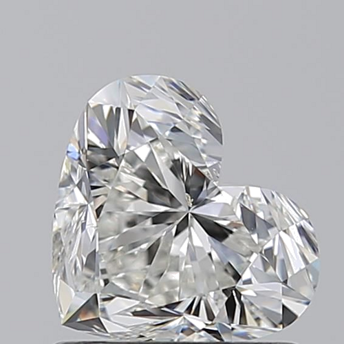 1.01 carat H-SI1 Natūralus Heart Deimantas (1)
