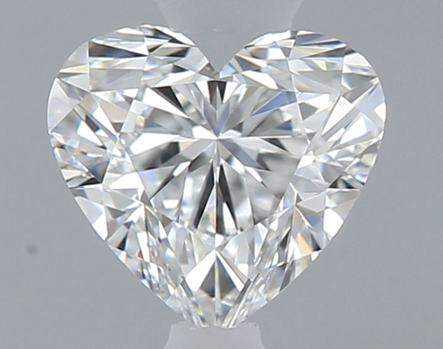 0.33 carat F-IF Natūralus Heart Deimantas (1)