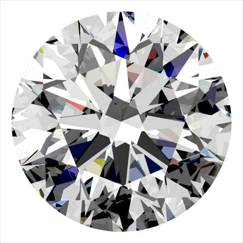 0.34 carat E-VVS2 Excellent cut Natūralus Round Deimantas (1)