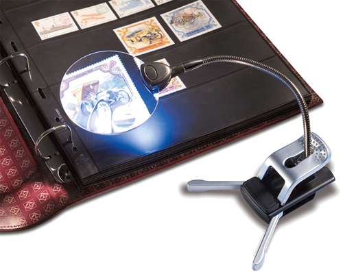 Лупа с двойни лещи 2,5x / 5x и LED лампа (3)