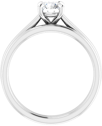 Sužadėtuvių Žiedas „Claw-Prong Solitaire“ 950 Platinos Round 5.5mm (7)