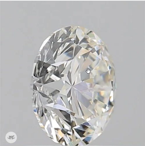 1.53 carat J-VS1 Excellent cut Natūralus Round Deimantas (1)