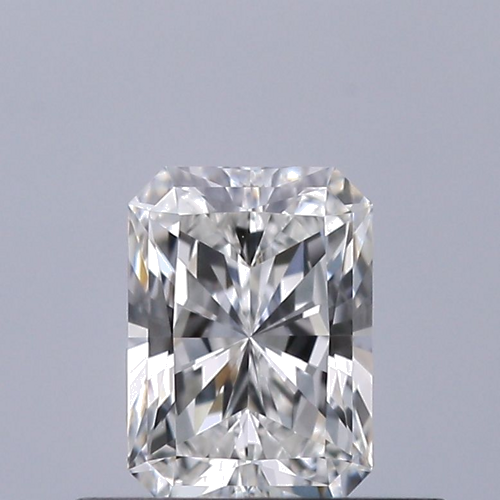 0.4 carat F-VVS2 Natūralus Radiant Deimantas (1)