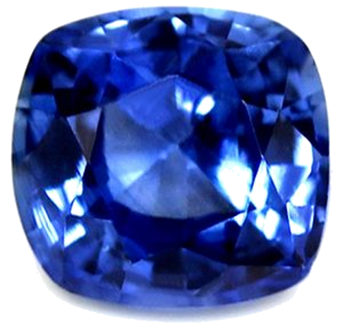 0.58 carat BLUE Cushion Safyras (1)