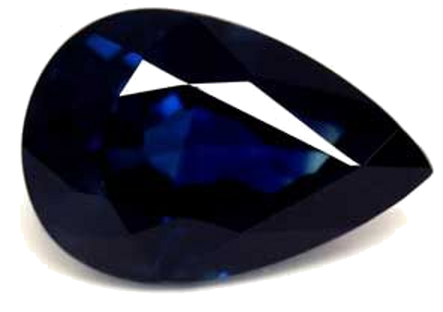 0.57 carat BLUE Pear Safyras (1)