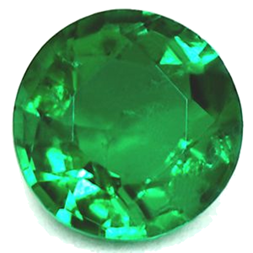 0.4 carat GREEN Round Smaragdas (1)