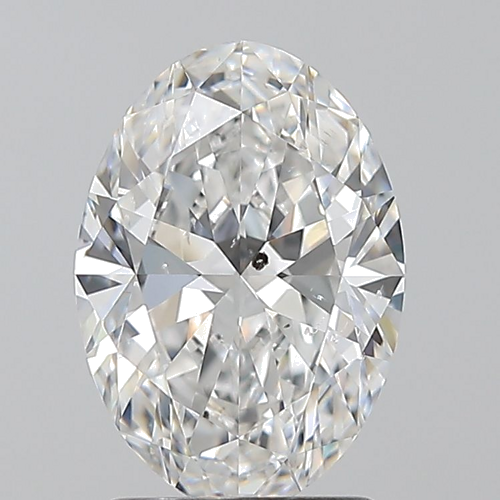 1.7 carat E-SI2 Natūralus Oval Deimantas (1)