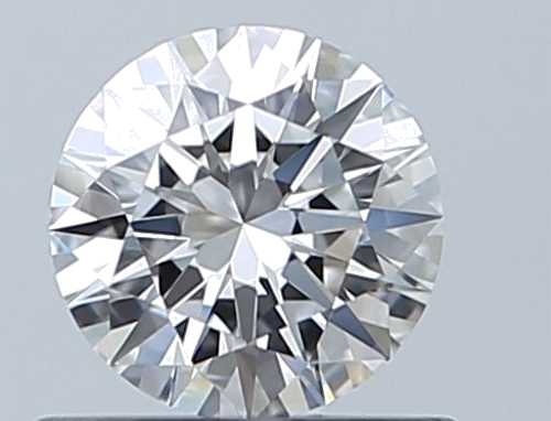 0.5 carat E-VVS2 Excellent cut Natūralus Round Deimantas (1)