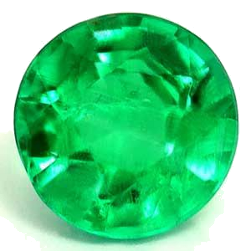 0.47 carat GREEN Round Smaragdas (1)