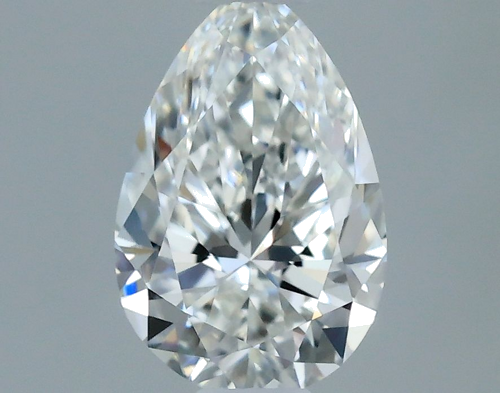 0.3 carat F-VS1 Natūralus Pear Deimantas (1)