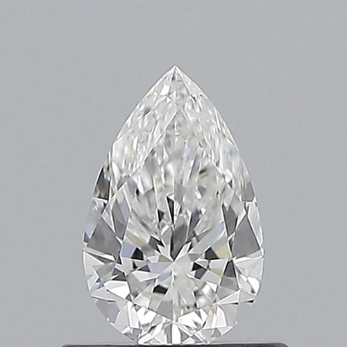0.55 carat F-VVS1 Natūralus Pear Deimantas (1)