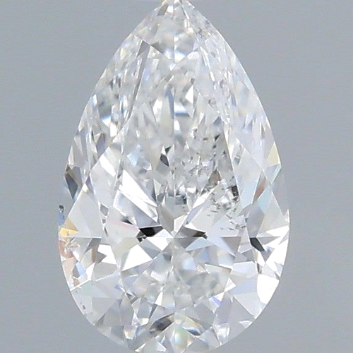 0.4 carat E-SI1 Natūralus Pear Deimantas (1)