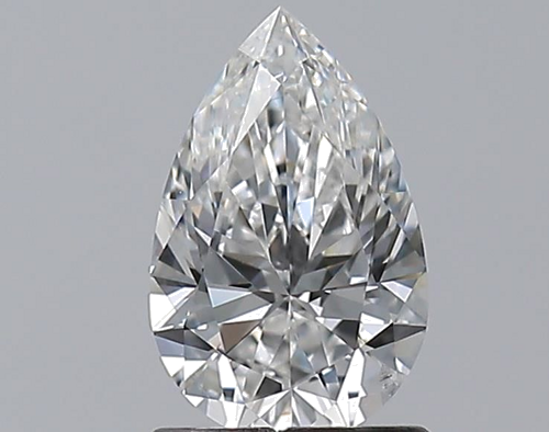 1.02 carat F-SI2 Natūralus Pear Deimantas (1)