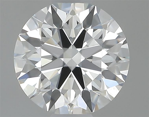 0.43 carat F-VVS2 Excellent cut Natūralus Round Deimantas (1)