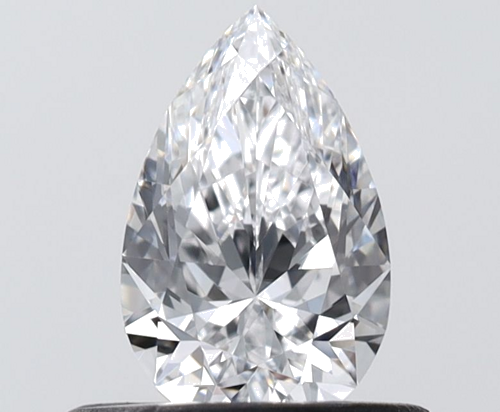 0.44 carat D-VVS1 Natūralus Pear Deimantas (1)