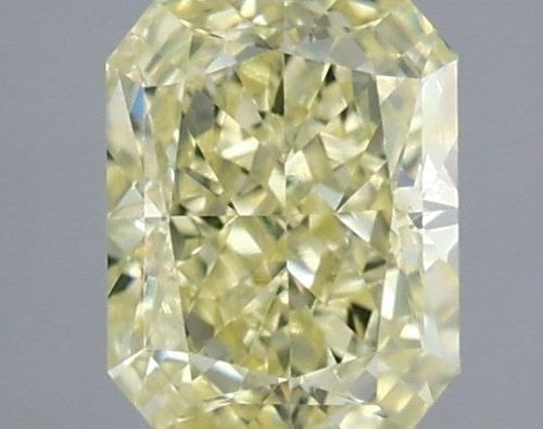 0.53 carat Fancy Light Yellow-VS2 Natūralus Radiant Deimantas (1)
