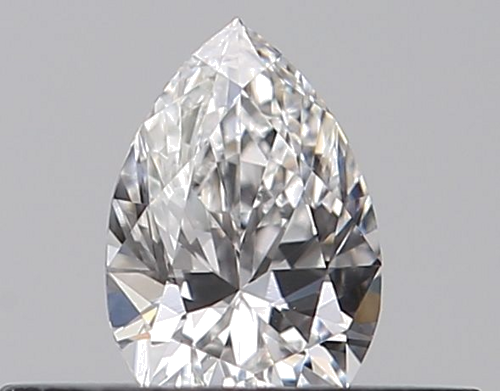 0.24 carat E-VVS2 Natūralus Pear Deimantas (1)