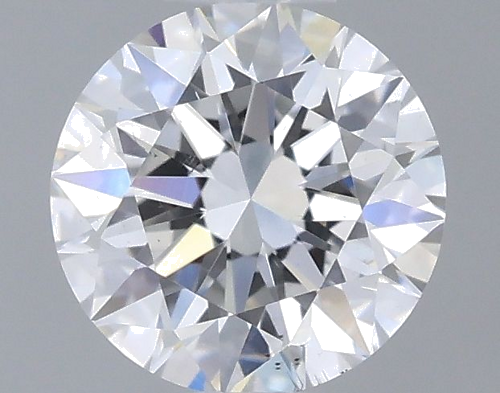 0.52 carat F-SI1 Excellent cut Natūralus Round Deimantas (1)