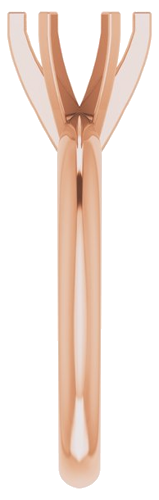 14K Rose 6-6.6 mm  Round 6-Prong Solitaire Ring Mounting (4)