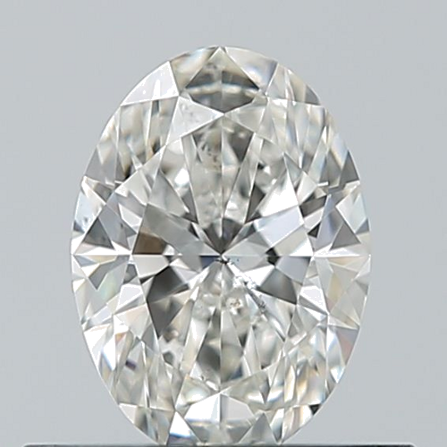 0.5 carat H-SI1 Natūralus Oval Deimantas (1)
