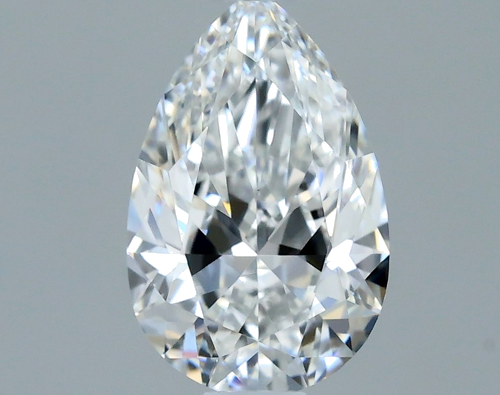 0.5 carat E-VVS2 Natūralus Pear Deimantas (1)