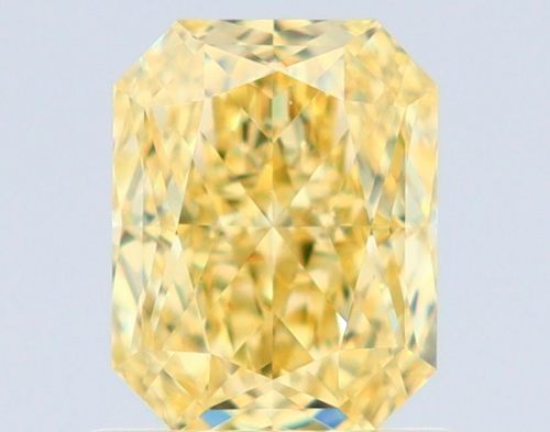 1.01 carat Fancy Intense Yellow-VVS1 Natūralus Radiant Deimantas (1)