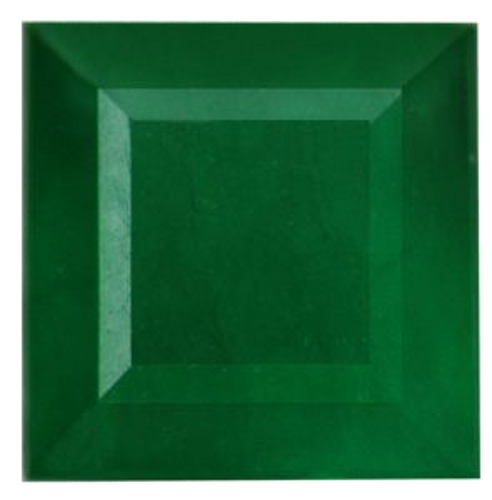 0.63 carat GREEN Square Smaragdas (1)