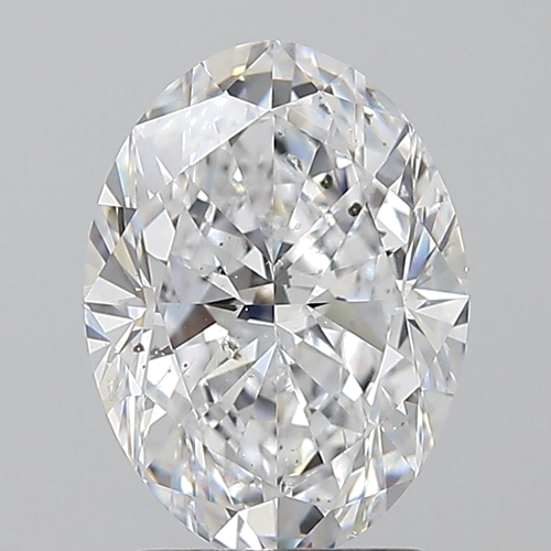 2.01 carat D-SI2 Natūralus Oval Deimantas (1)