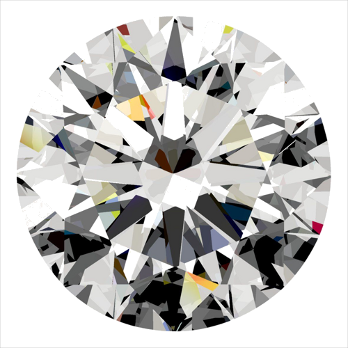 0.34 carat F-VS1 Excellent cut Natūralus Round Deimantas (1)