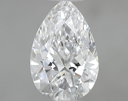 0.5 carat D-VVS2 Natūralus Pear Deimantas (1)