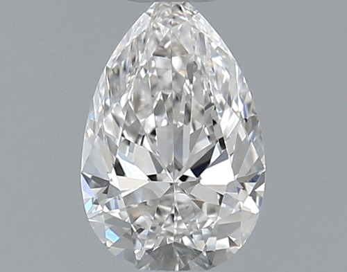 0.45 carat F-IF Natūralus Pear Deimantas (1)