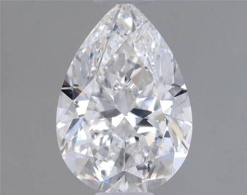 0.5 carat E-SI1 Natūralus Pear Deimantas (1)