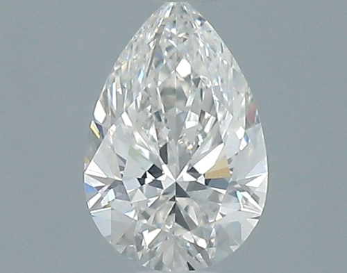 0.4 carat G-VS2 Natūralus Pear Deimantas (1)