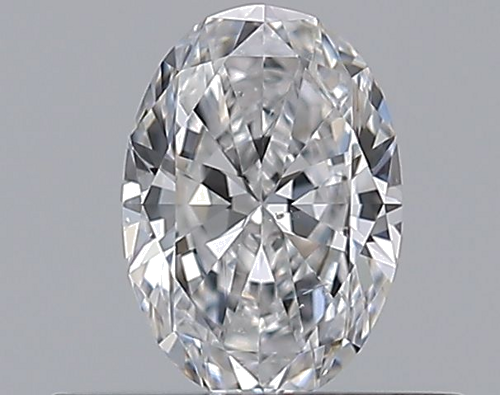 0.38 carat D-SI1 Natūralus Oval Deimantas (1)