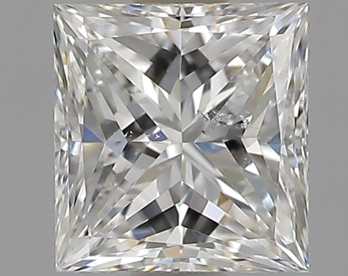 0.5 carat F-SI2 Natūralus Princess Deimantas (1)