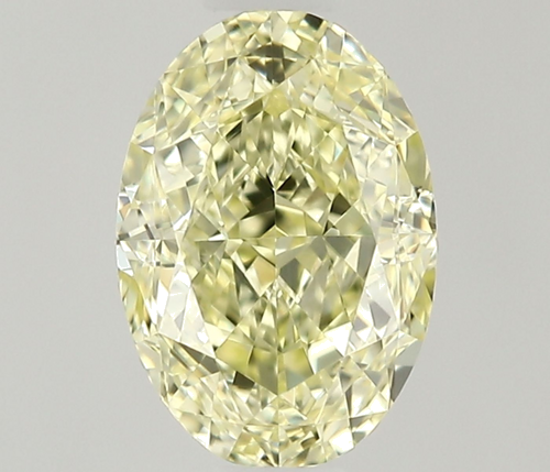 0.65 carat Fancy Light Yellow-IF Natūralus Oval Deimantas (1)