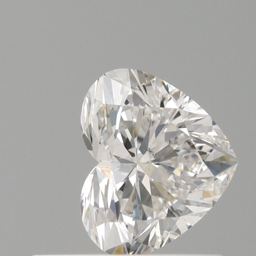 0.56 carat F-SI1 Natūralus Heart Deimantas (1)