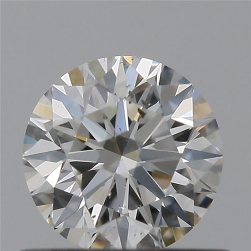 0.51 carat I-SI1 Excellent cut Natūralus Round Deimantas (1)